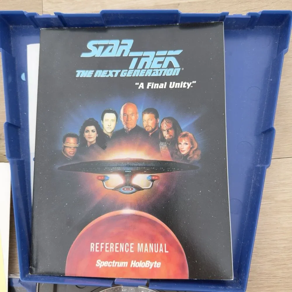 Star Trek: TNG - A Final Unity PC Game CD Rom Vintage Complete Set 90’s